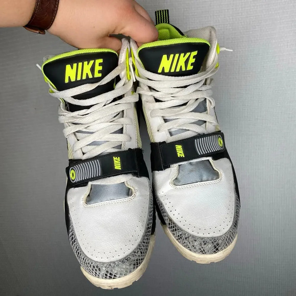 Nike | High Tops Sneaker Green White 13 Black - Picture 2 of 6